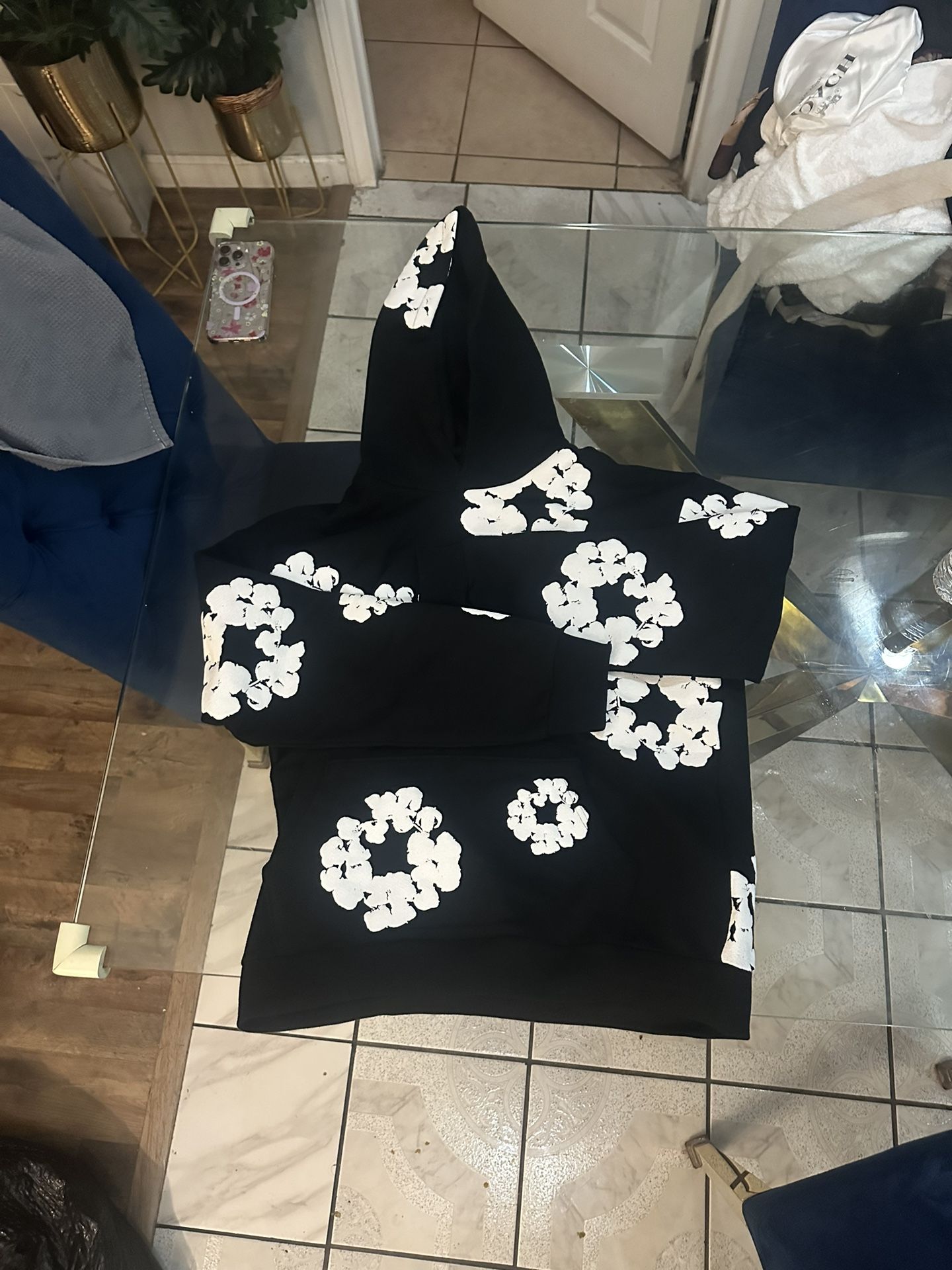 Denim Tears Black Hoodie (M)