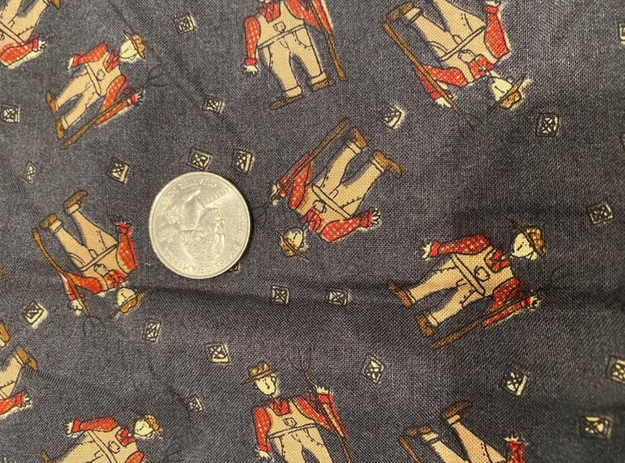 Scarecrow harvest farmer cotton fabric sewing quilting