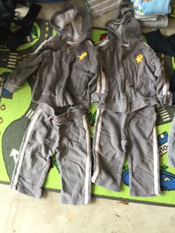 Boys clothing- twins- 12months- $4 pants sets each; $3 each short sets; $2 shirts each