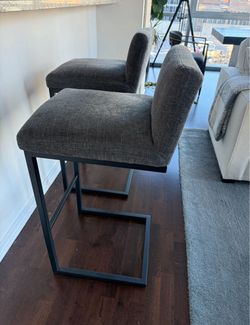 Room and Board Lira bar height stools (2 available)
