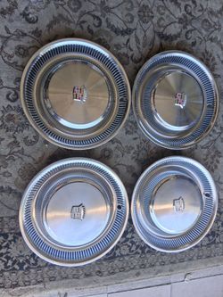 Cadillac Chrome Hubcaps Set of 4
