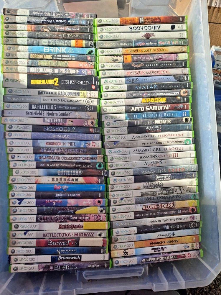 Xbox 360 Games Different Prices 
