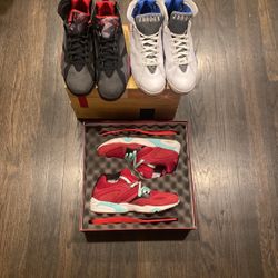 JORDAN DMP 7 Sneaker Freaked Puma Blood Bath 