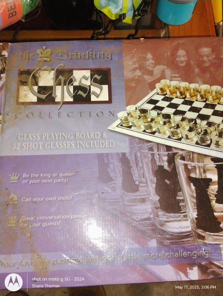 Shot Glass Chess Board