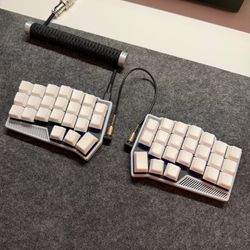 Custom Corne V4.1 Split Ergonomic 46 key USB-C RGB Mechanical Keyboard Gateron Ink v2