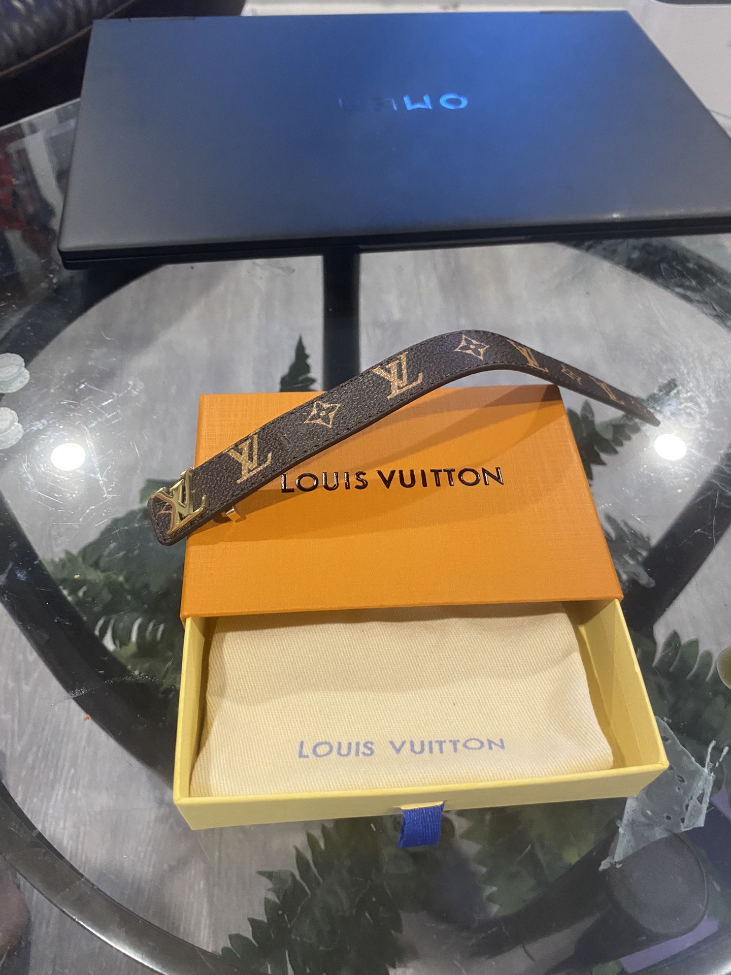 Louis Vuitton-Lv Slim Bracelet M435-Size 21- Adjustable Brand New