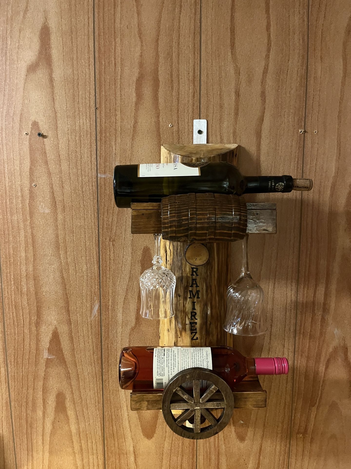 Rustic Wine Rack And More