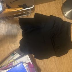 Black Ruffle Skirt