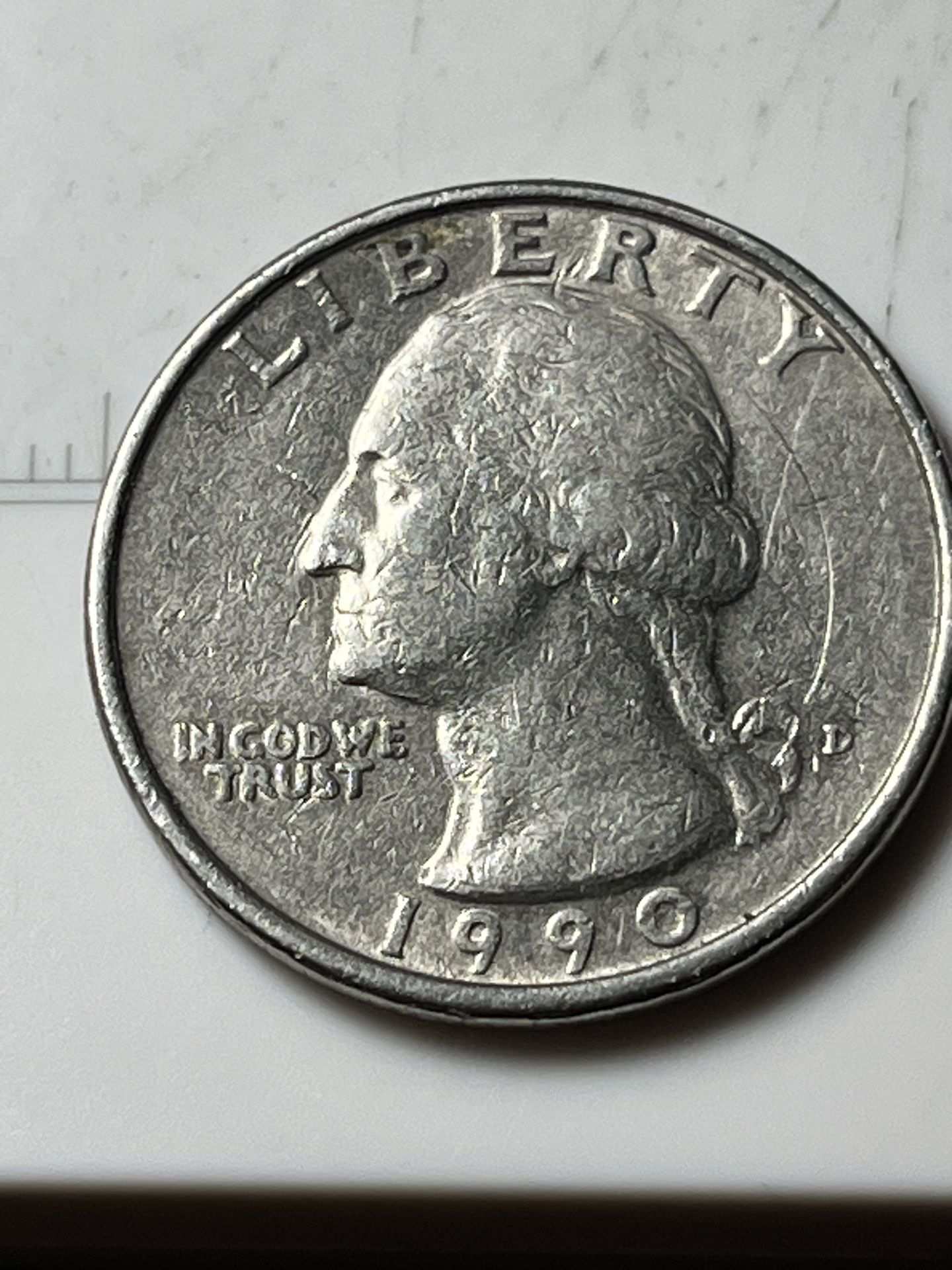 1990 Quarter Double Nose