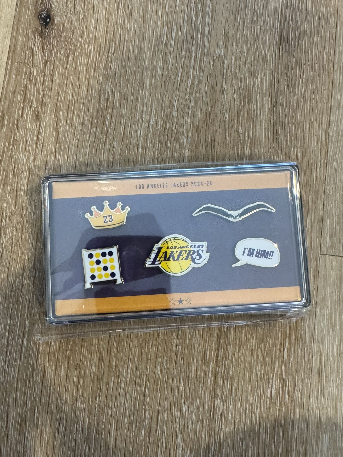 Los Angeles Lakers Pin Set - 5 Total Pins
