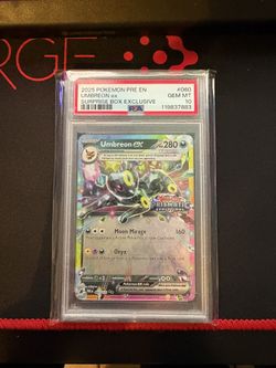 Pokémon Umbreon EX Prismatic Evolutions Stamped