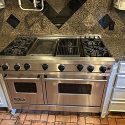 VIKING VGIC485-4GQSS - 48" PRO Gas Range Oven 4 Burners + Griddle +grill