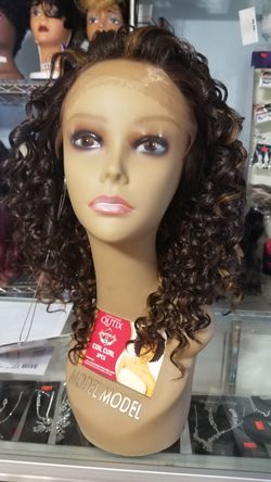 Alexa#F4/27, Human Blend Lace Front & Heat Safe Wig.