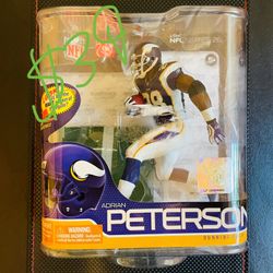 Rare 2011 Adrian Peterson Action Figure Minnesota Vikings