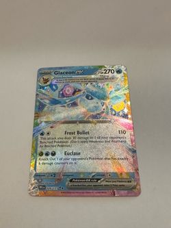 2025 Pokemon Prismatic Evolutions Glaceon ex 026/131 Double Rare Holo