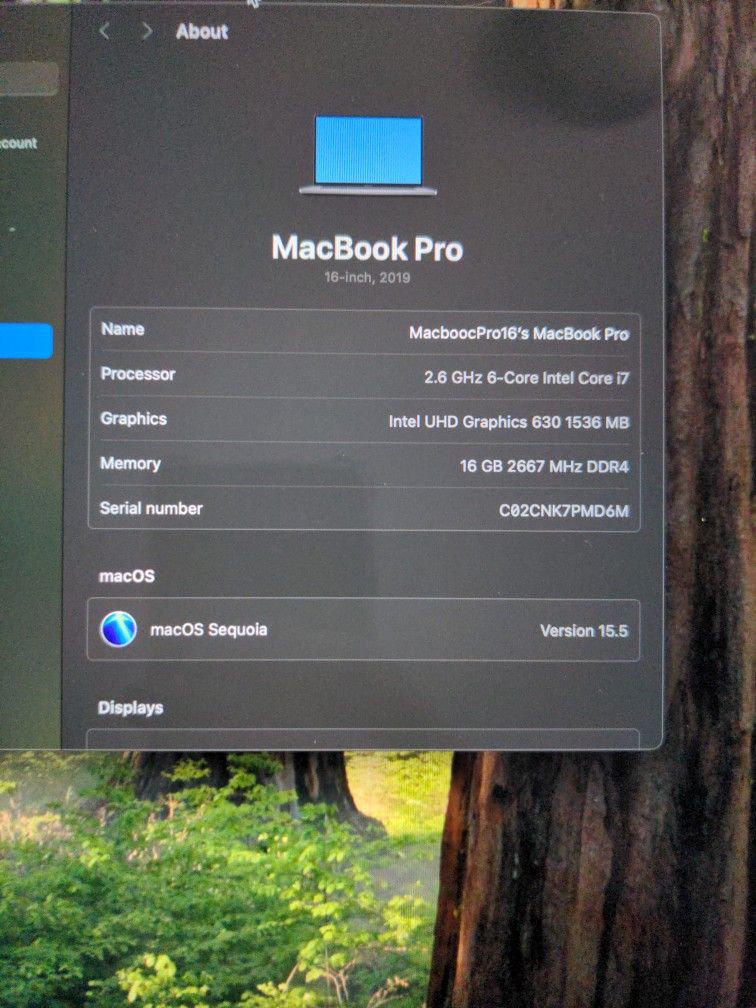 MacBook Pro 16" i7 512Gb