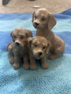 3 Golden Dogs FIGURINE 