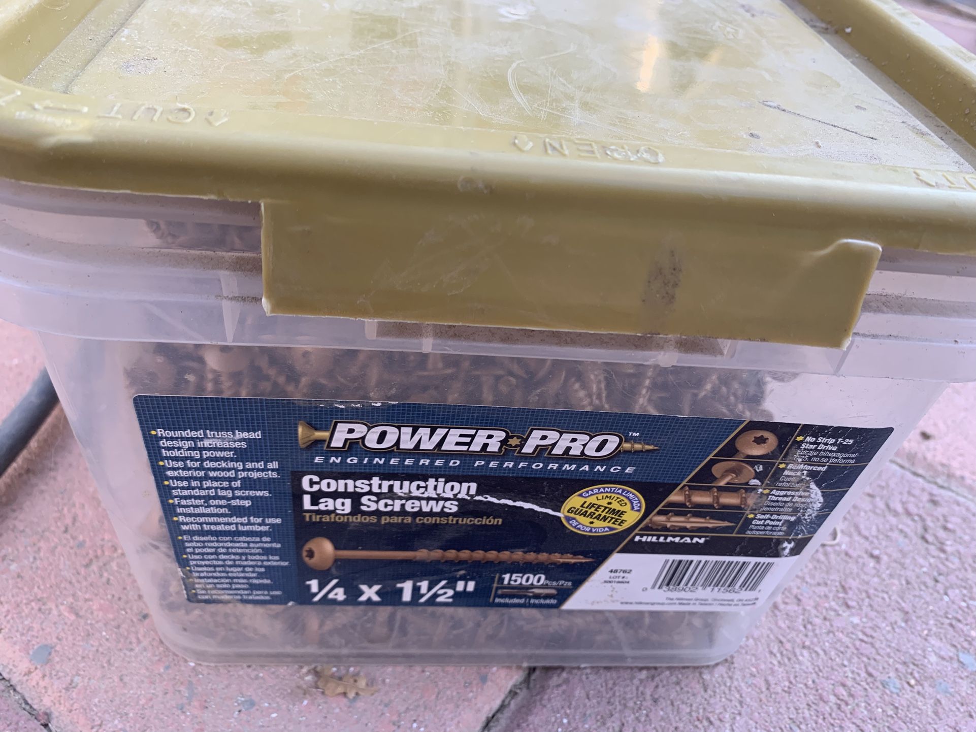 Power Pro Construction Lag Screws