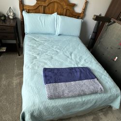 Full Size Mattress, Box Spring, Frame