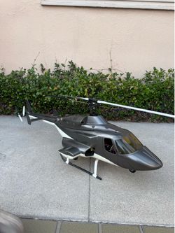 RC Hirobo Freya + FunKey Scale Airwolf Helicopter Canopy w/ Retracts