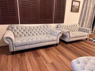 Sofa and Loveseat Set