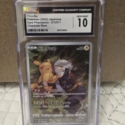 Pokemon Pikachu Cgc 10
