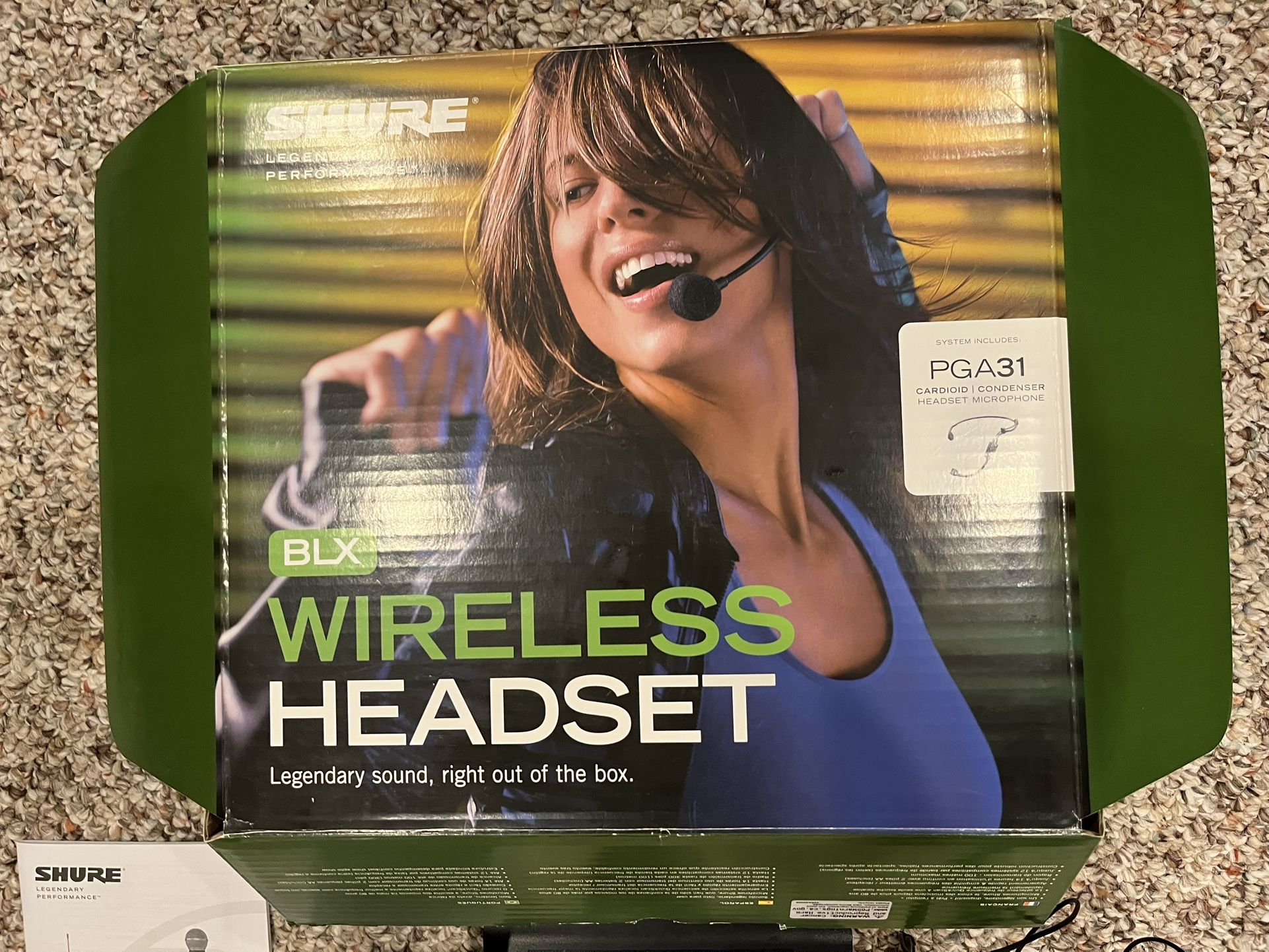 Shure BLX14 Wireless Headset microphone system