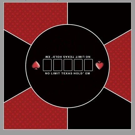 63"x 63" POKER TABLE LAYOUT