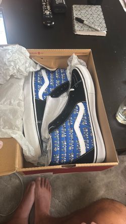 Palace x Vans Skate Sk8-Hi Blue Shroom Size 11.5 New