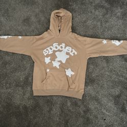 Sp5der Hoodie Brown Beluga