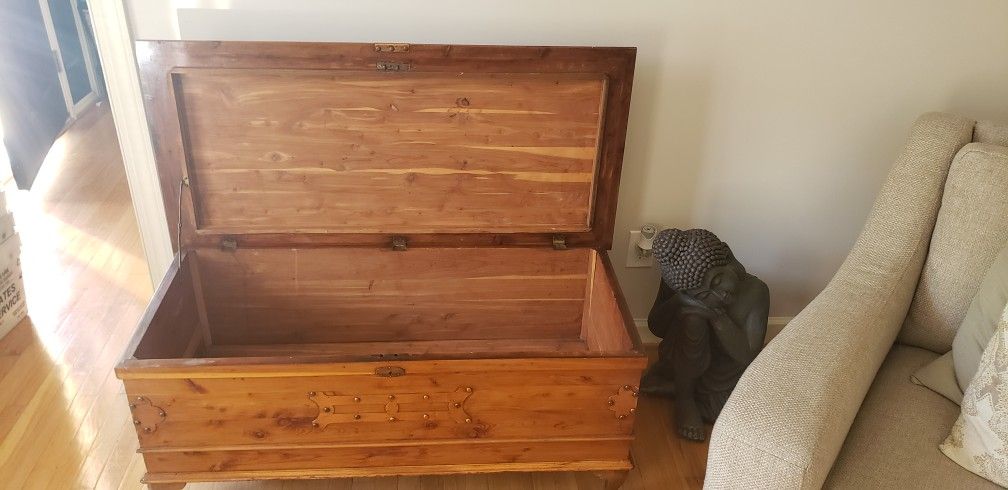 Vintage Knotty Cedar Chest