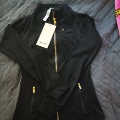 Lululemon define jacket-gold zipper
