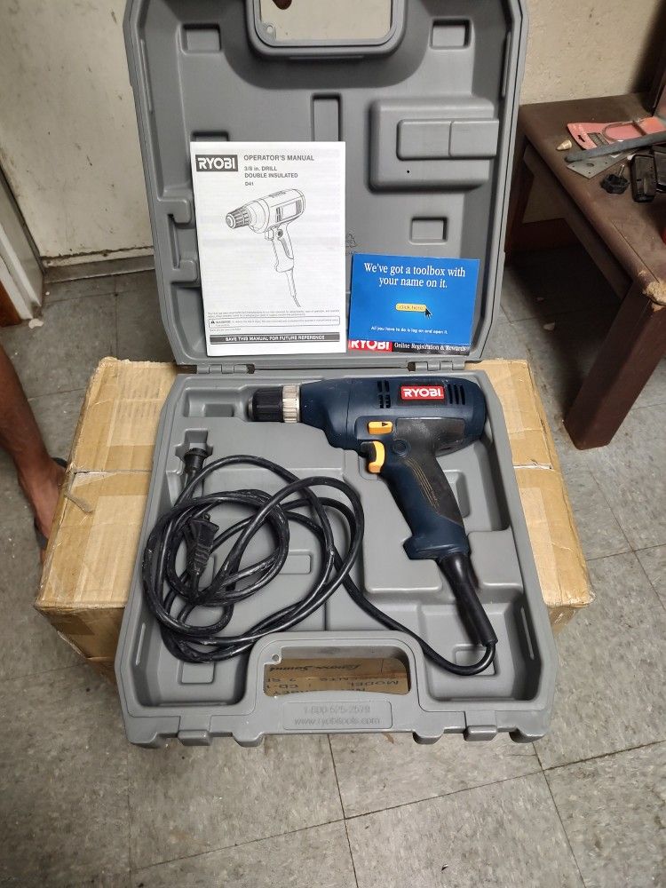 Ryobi d41 outlet drill