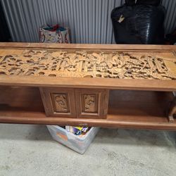 Hand Crafted  Asian Table