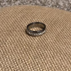 CZ Wedding Band Size 7 