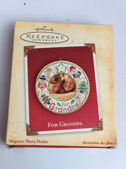 Hallmark For Grandpa Christmas Ornament from 2004 Holiday Season Collectible Figurine