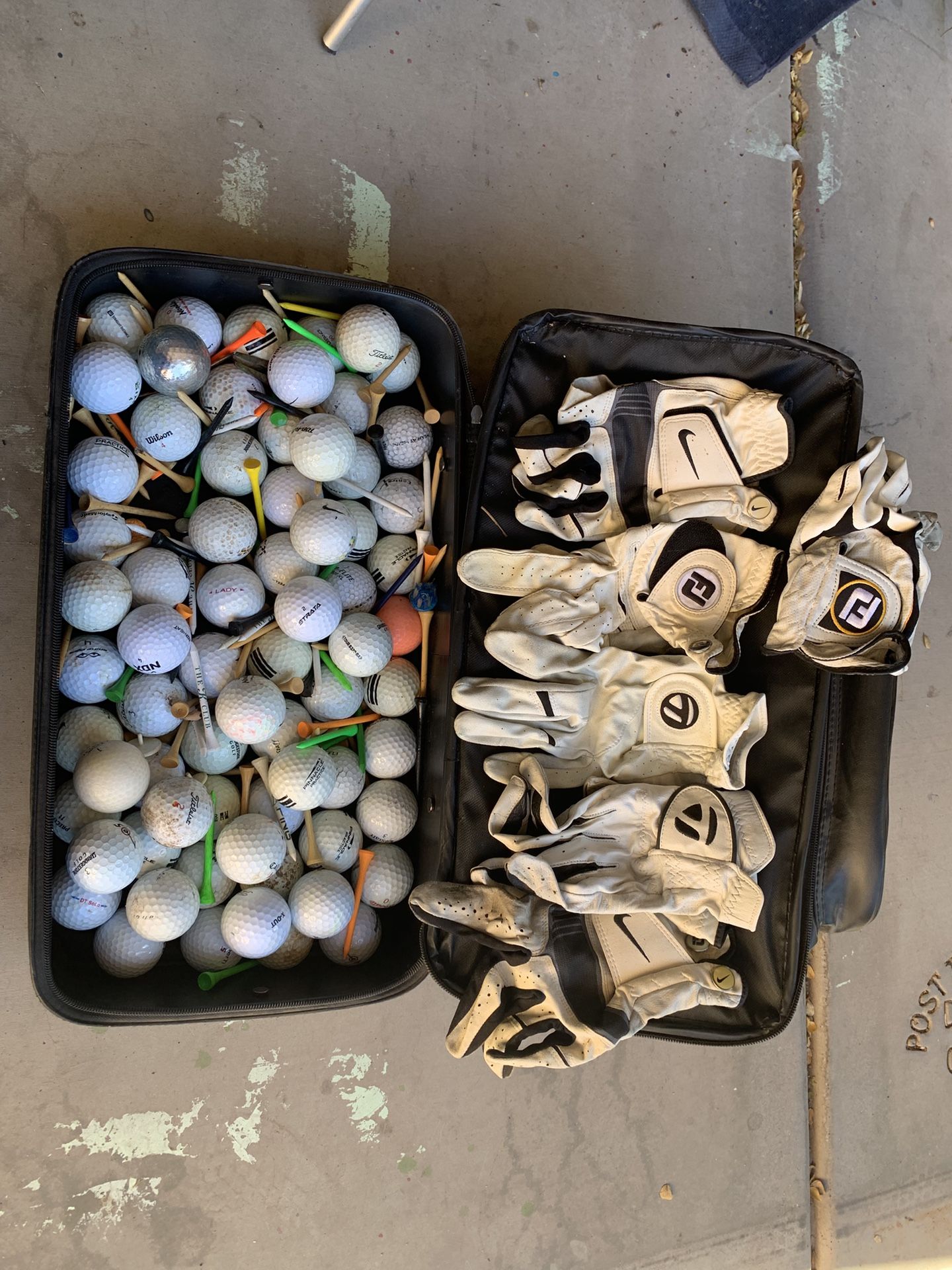 Golf Shoe Bag, Used Golf Balls & Misc. $49