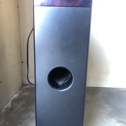 Sony subwoofer model SA-WCT100 with HDMI support.