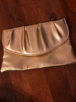 Gold Clutch Bag