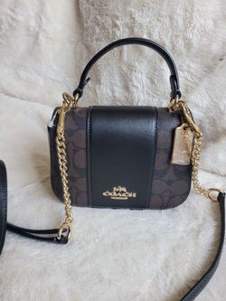 COACH Lysa Top Handle In Signature Canvas CO965