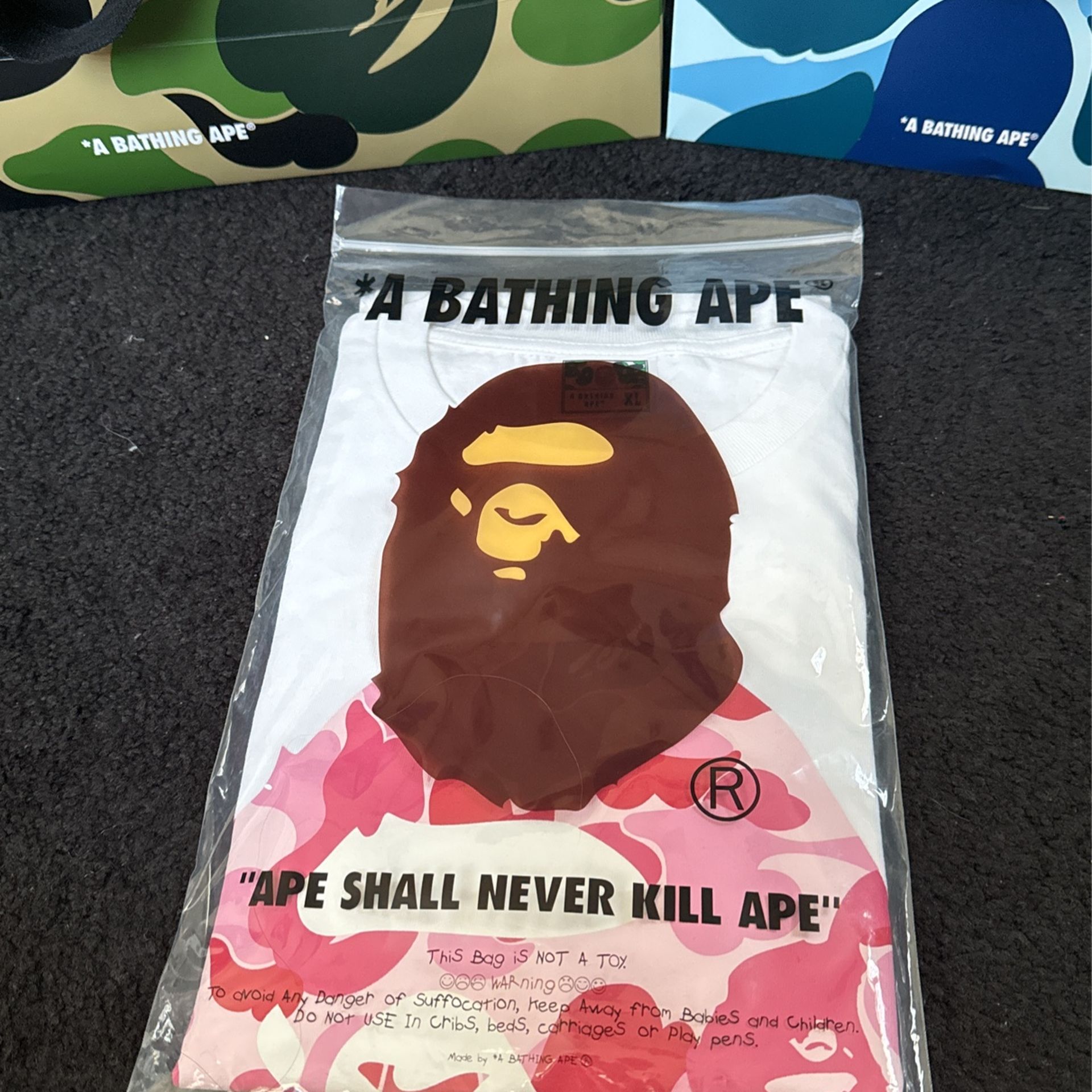 Bape Big Ape Head Katakana Japan Exclusive 