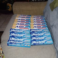 Aim And Ultra Brite Toothpaste 
