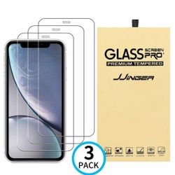 iPhone 16 Pro- 3X Tempered Glass Screen Protector For iPhone 16 Pro