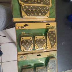 Vintage Car Pedals Two Standard Shift 1 Automatic 