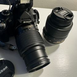 Nikon D5000 Whit 2 Lens’s, 2 Batteries 1 Memory Card, Strap and Charged 