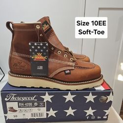 Thorogood Soft Toe Work Boots Size 10
