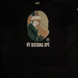 medium camo BAPE t-shirt