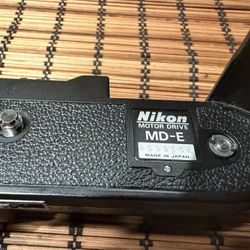 Nikon MD-E  Motor Drive . S# (contact info removed) For EM/FG/FG-20 Cameras 