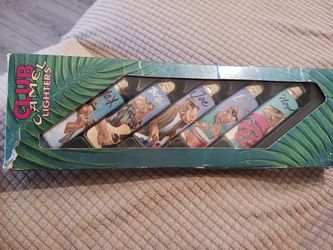 JOE CAMEL CIGARETTE LIGHTER COLLECTORS SET.