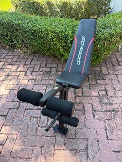 Leg curl weight bench attachment